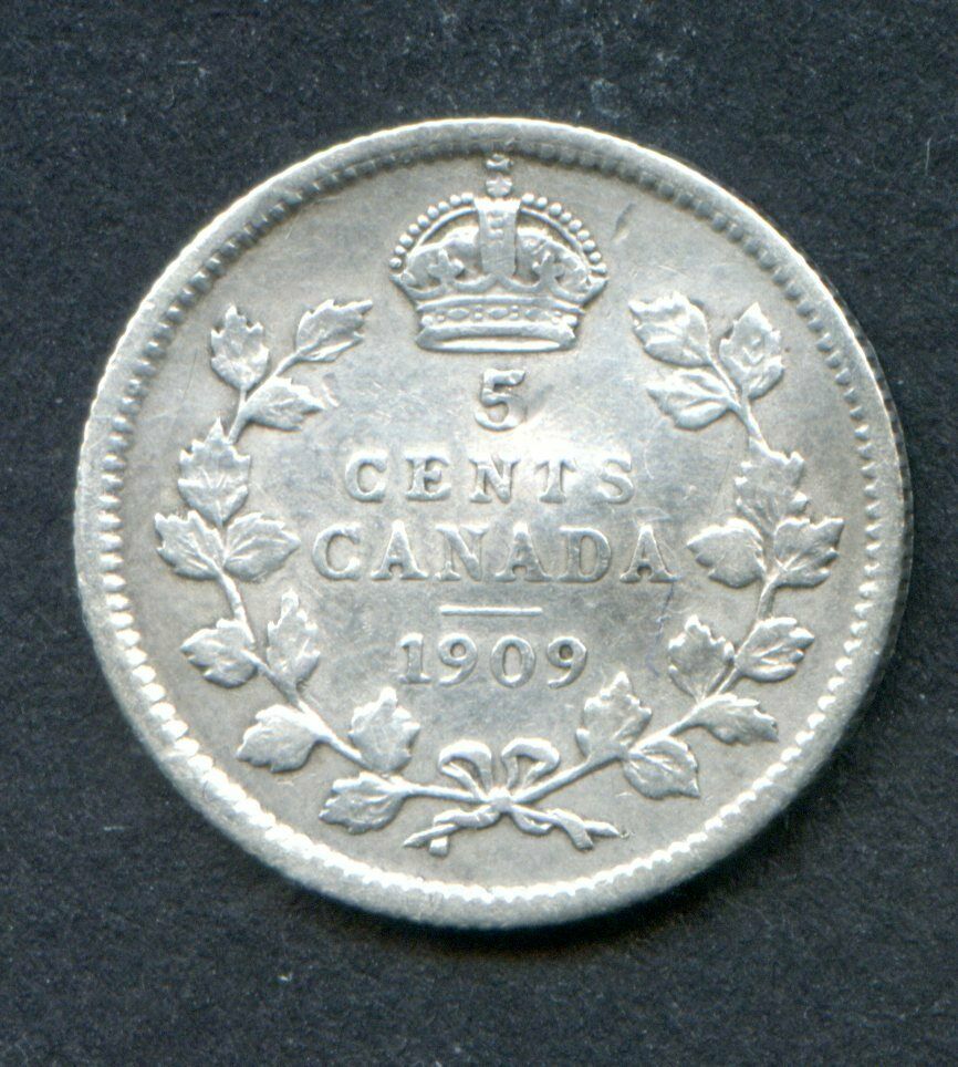 1909-5-Cents-With-Line-From-The-Bow-On-Right-Side.what-Is-The-Line?